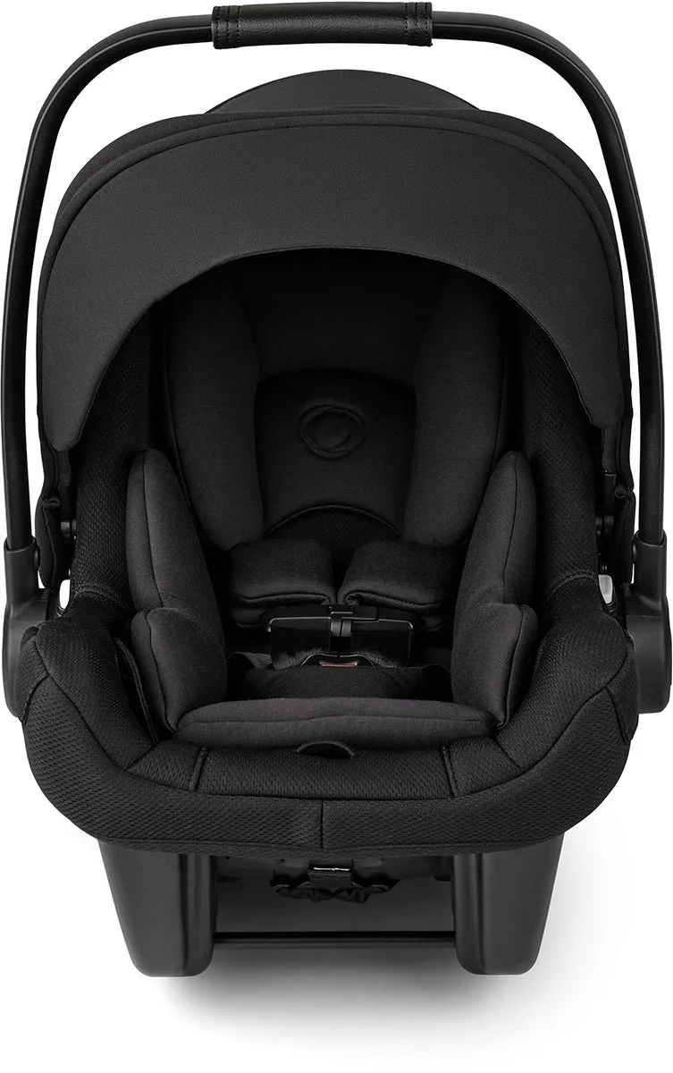 Bugaboo Turtle Air Shield By Nuna Infant Car Seat   Base - Black