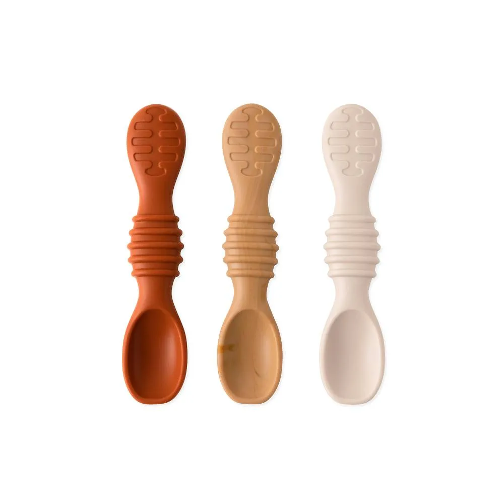 Bumkins Silicone Dipping Spoon 3pk VARIOUS COLOURS