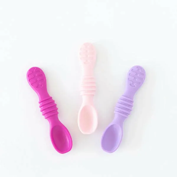 Bumkins Silicone Dipping Spoons 3 Pack - Lollipop