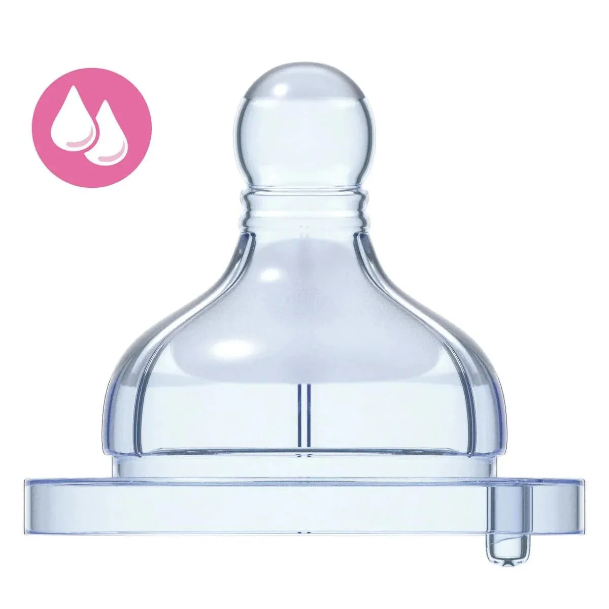 Chicco Well-Being Teat 2m  Medium Flow - 2 Pack