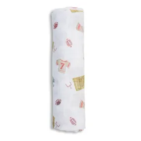Classic Muslin Swaddle - Football