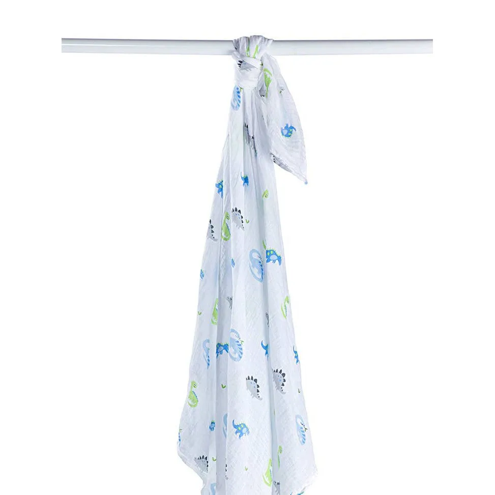 Classic Muslin Swaddle - Prehistoric Pals