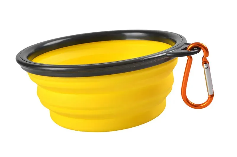 Collapsible Pet Folding Silicone Bowl 1000ml