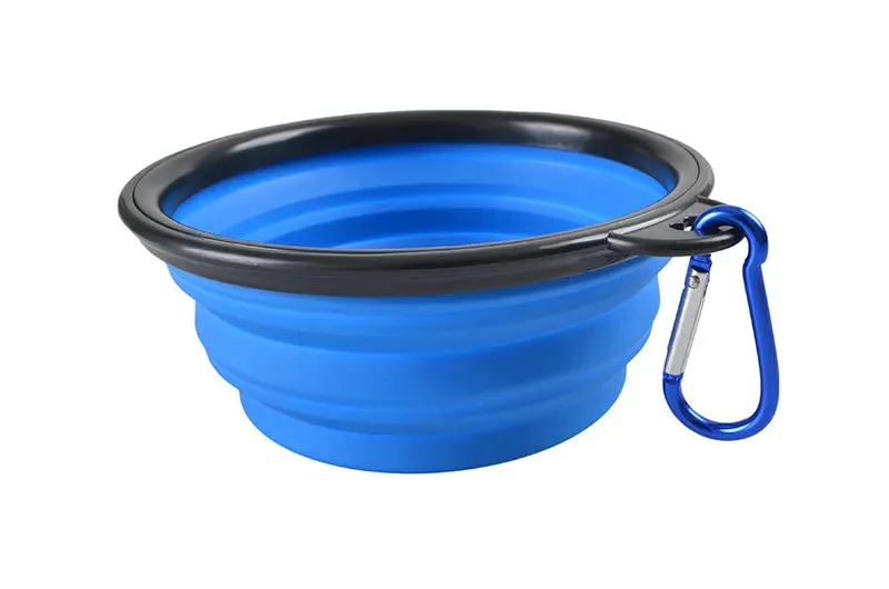Collapsible Pet Folding Silicone Bowl 1000ml