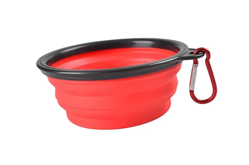 Collapsible Pet Folding Silicone Bowl 1000ml