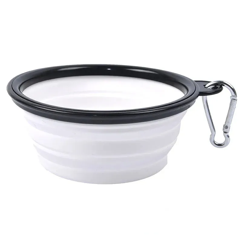 Collapsible Pet Folding Silicone Bowl 1000ml