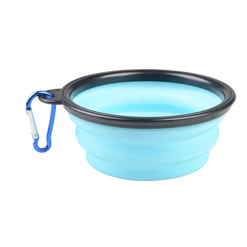 Collapsible Pet Folding Silicone Bowl 1000ml