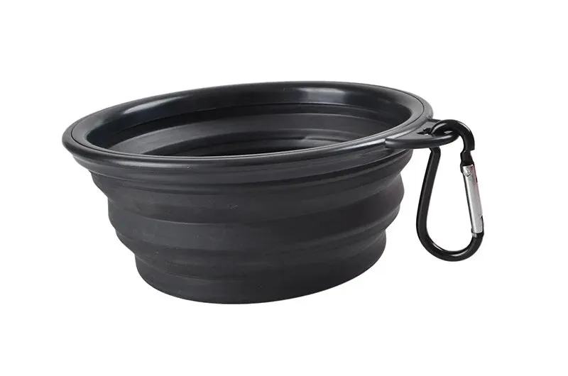 Collapsible Pet Folding Silicone Bowl 1000ml
