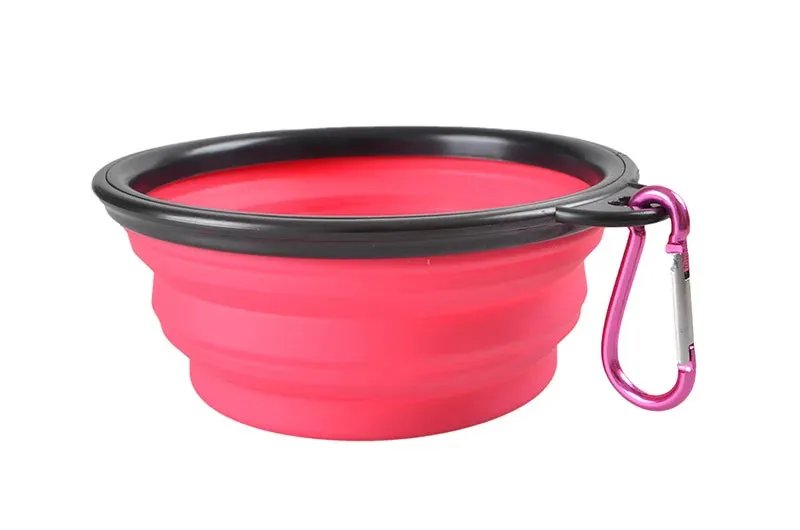 Collapsible Pet Folding Silicone Bowl 1000ml