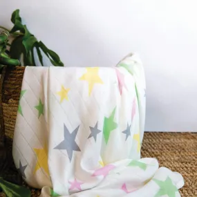 Cool Star Bamboo Large Muslin Swaddle & Blanket