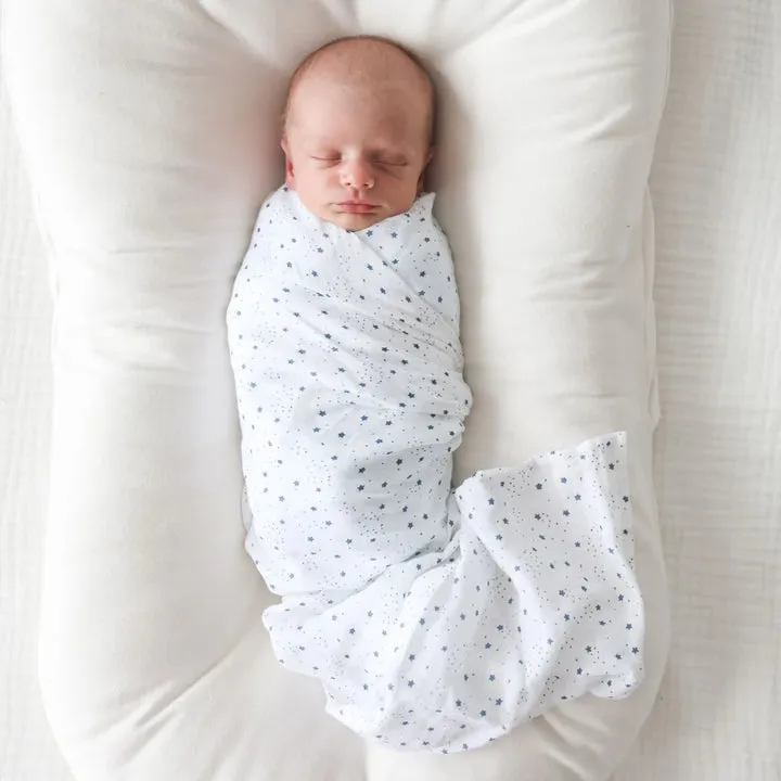 Cotton Swaddle 2 Pack - Puppy Dog & Stars