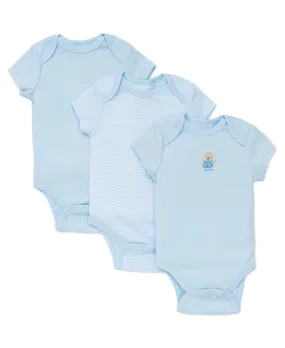 Cute Bear 3-Pack Bodysuits