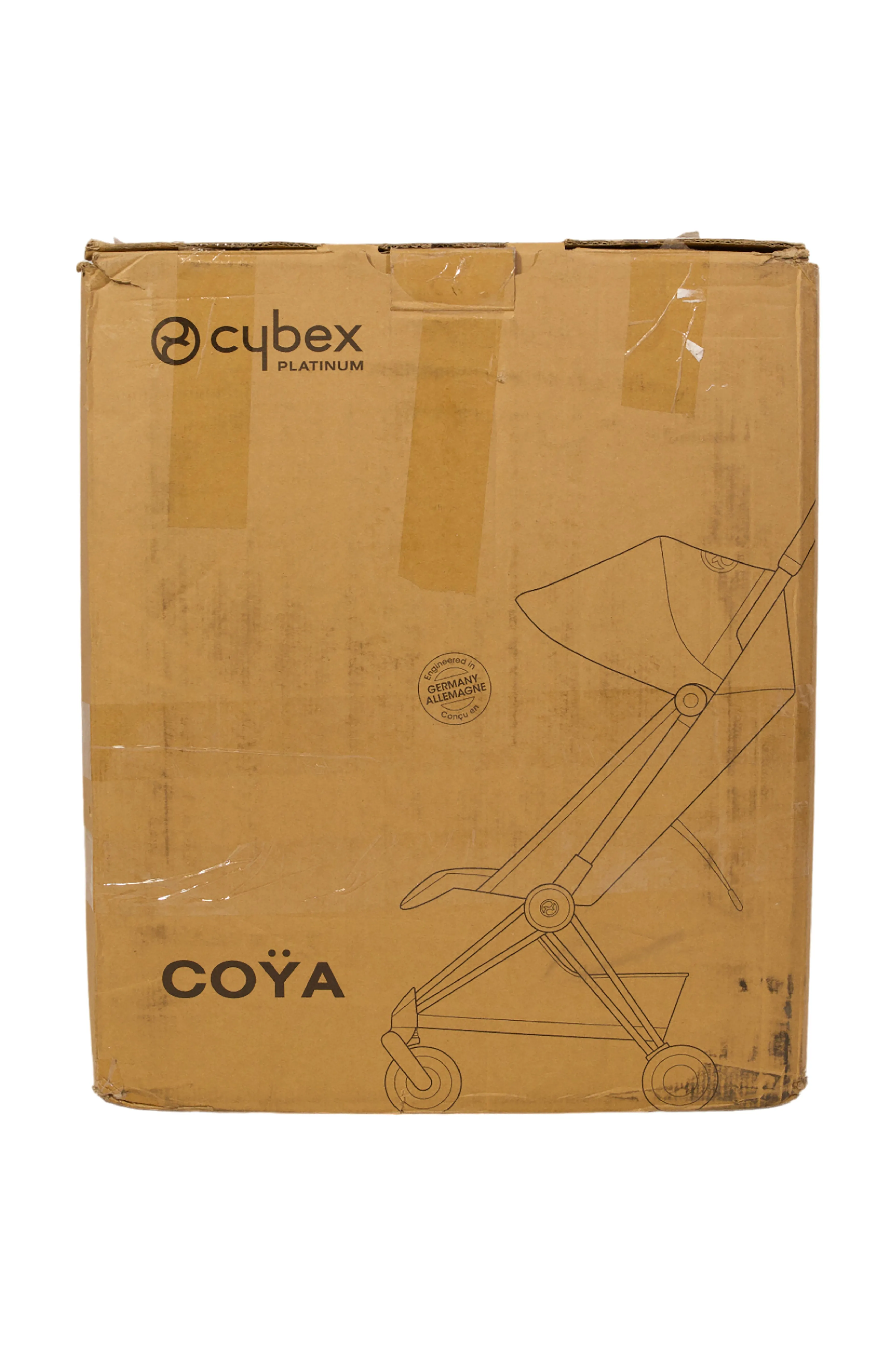 Cybex Coya - Rosegold Frame/Leaf Green Fabric