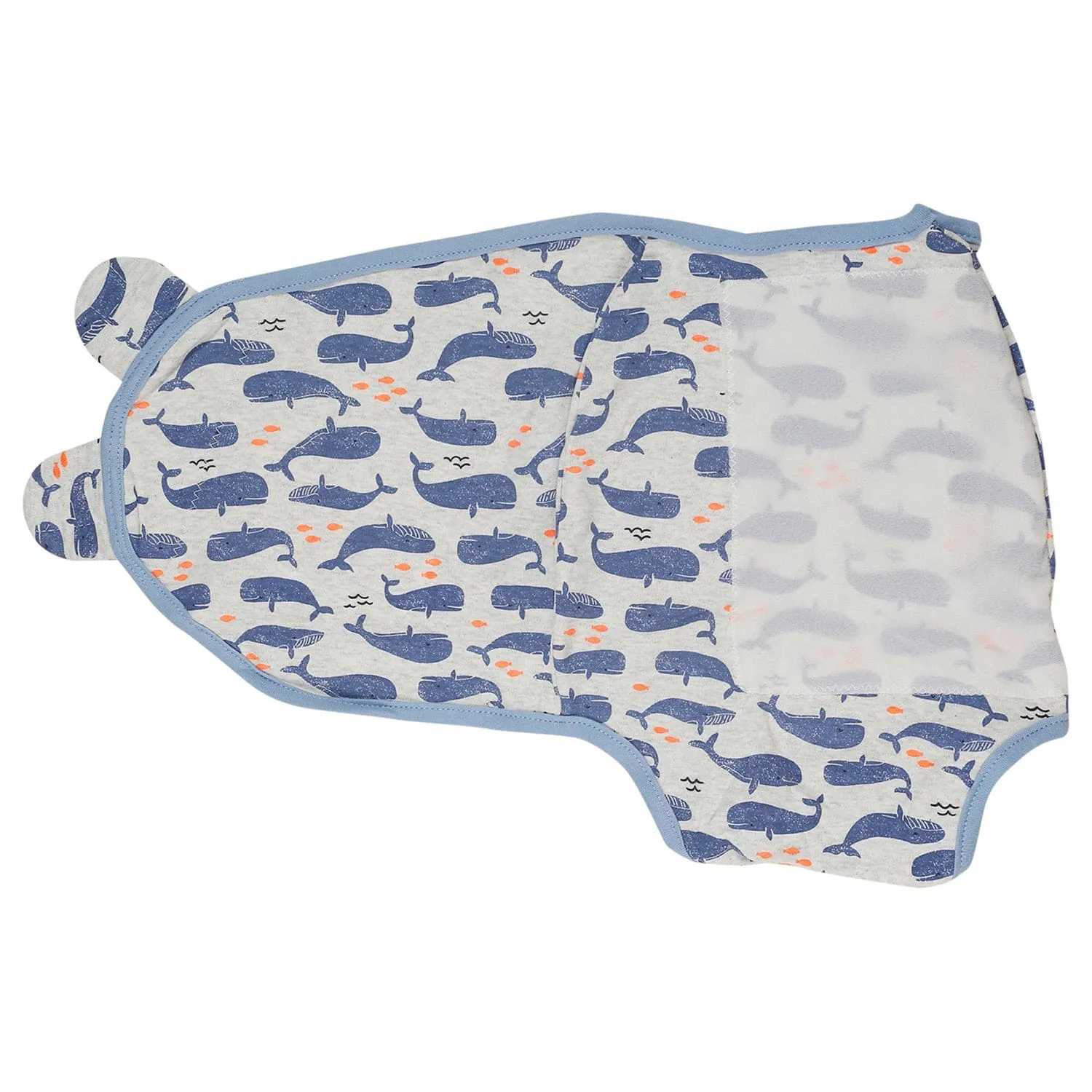 Dolphins Blue Ready Swaddle