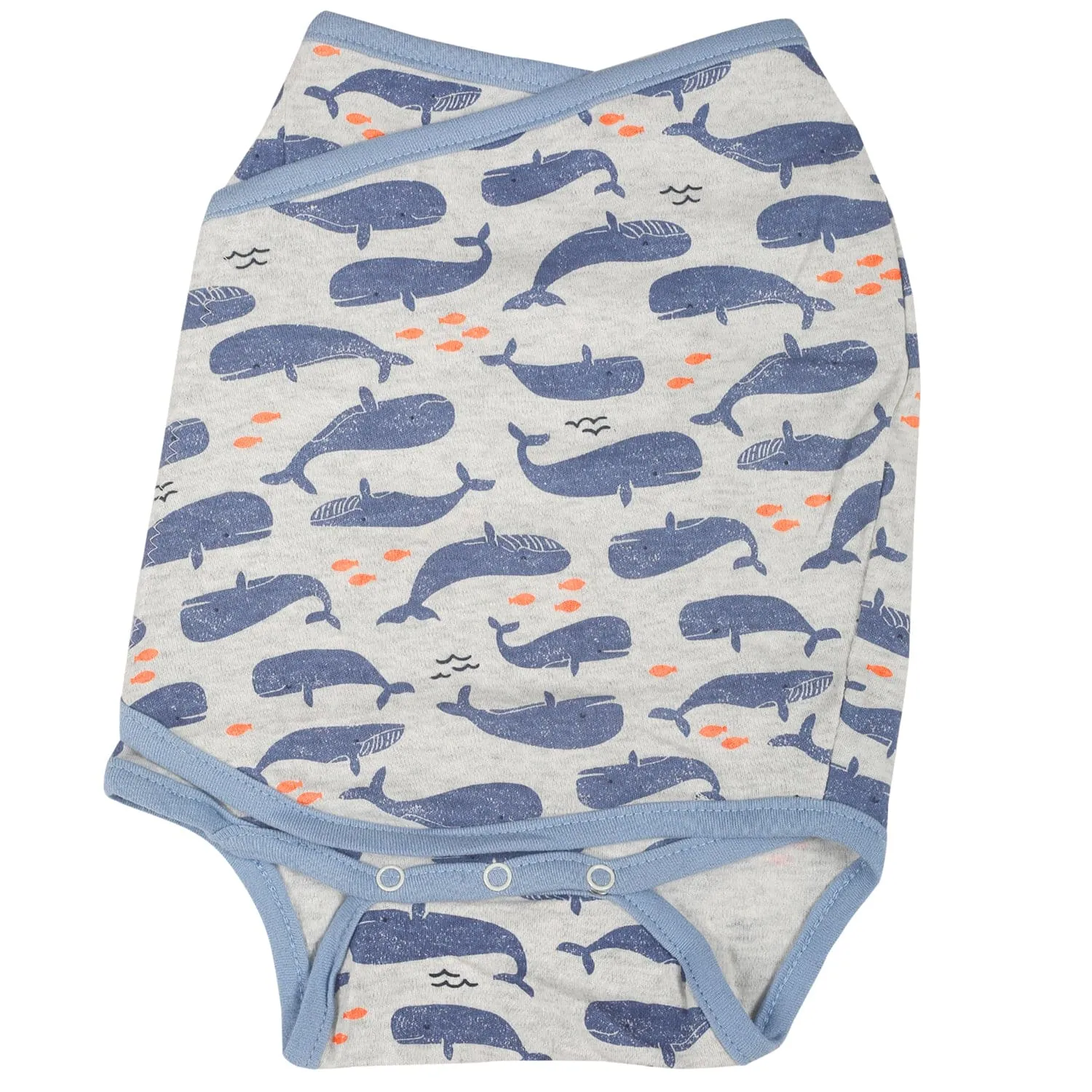 Dolphins Blue Ready Swaddle