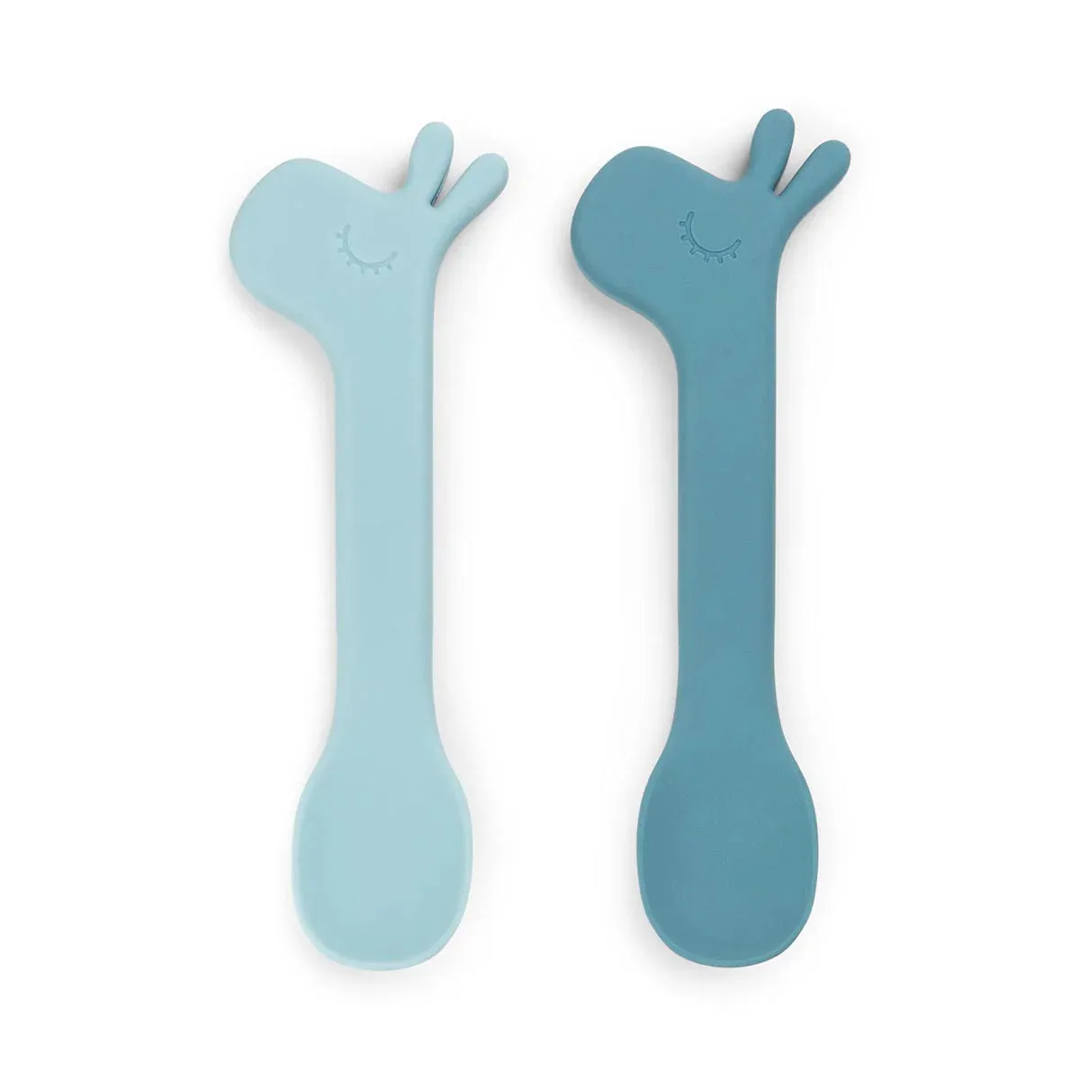 Done By Deer Lalee Silicone Spoon 2pk - Blue