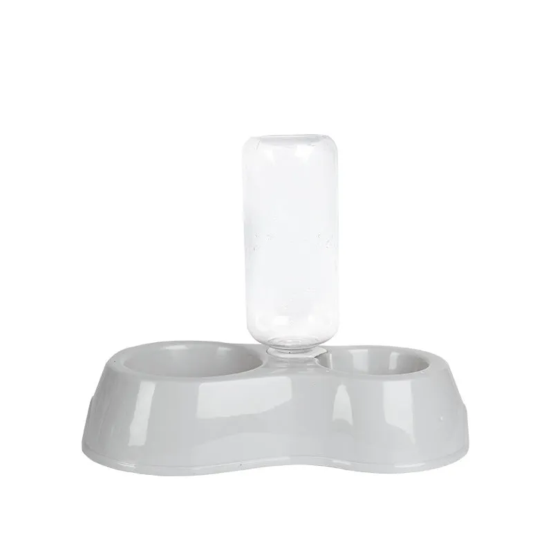 Dual Use Automatic Pet Drinking and Feeding Dish