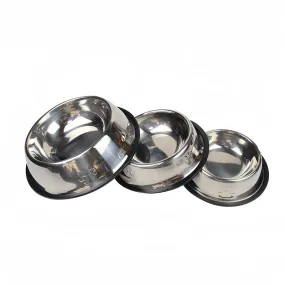 Durable Stainless Steel Feeding Bowl for Pets