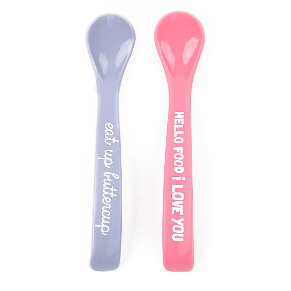 Eat Up and Hello Food Spoon Set