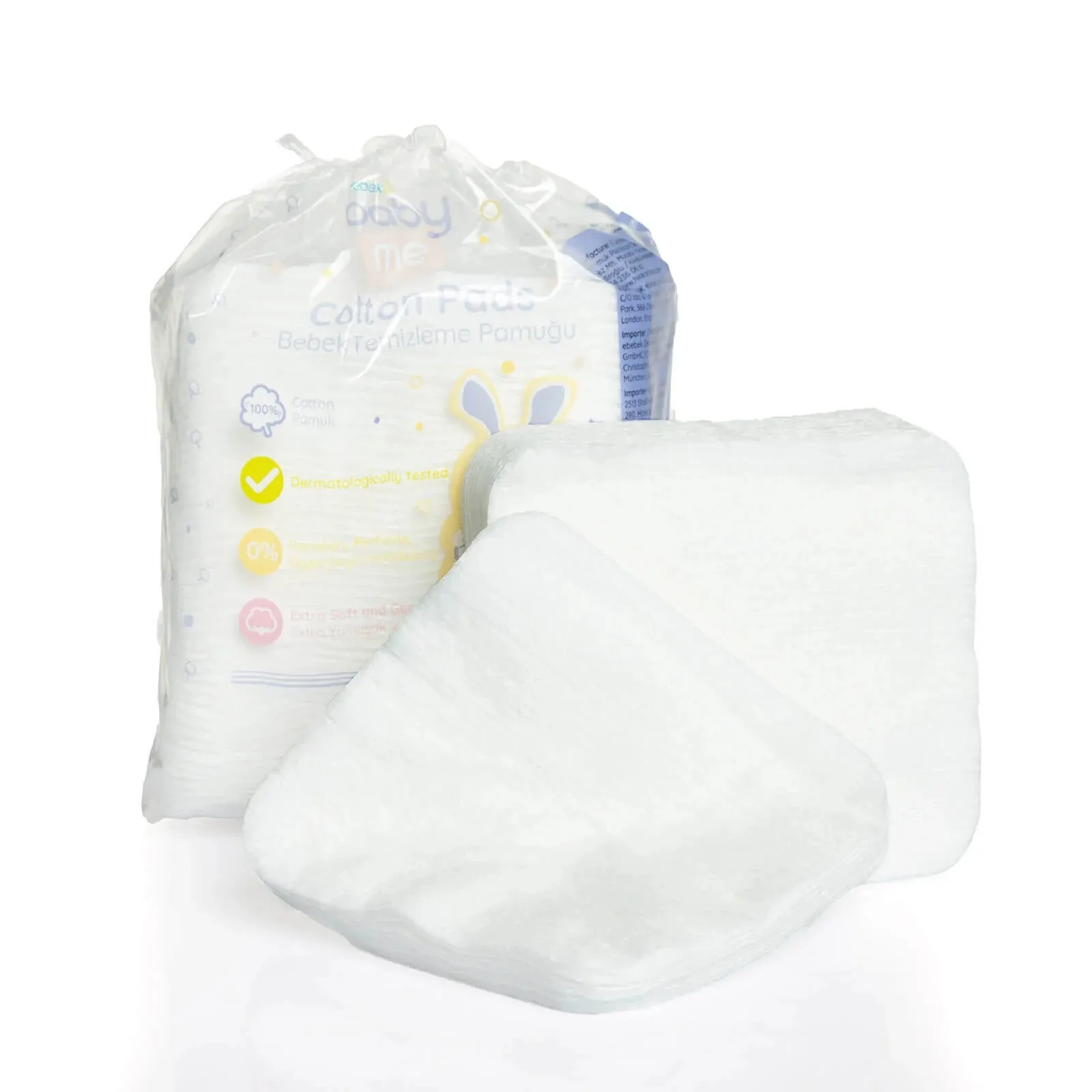 ebebek baby me Cotton Pads 60 Pcs