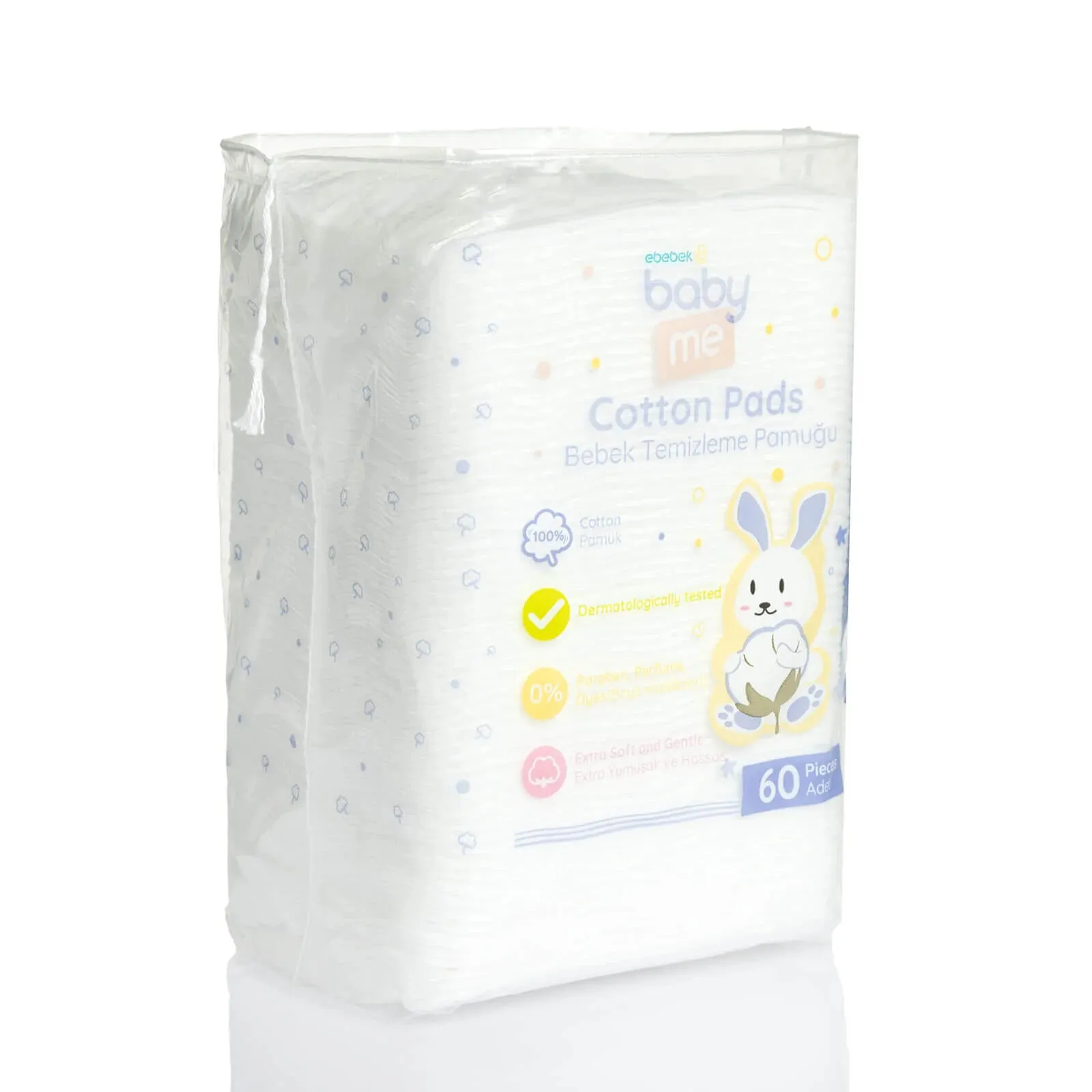ebebek baby me Cotton Pads 60 Pcs