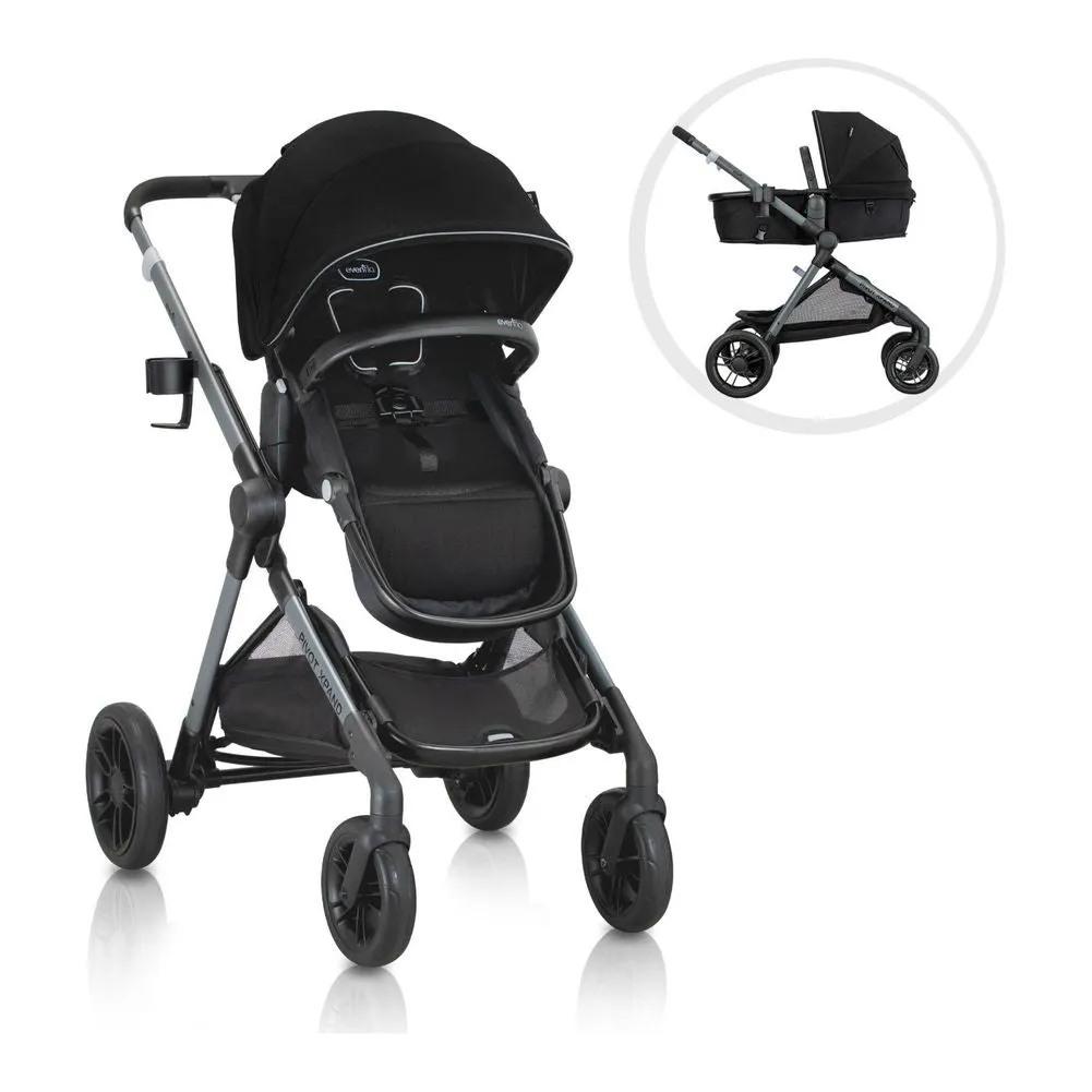 Evenflo Pivot Xpand Modular Stroller - Ayrshire Black