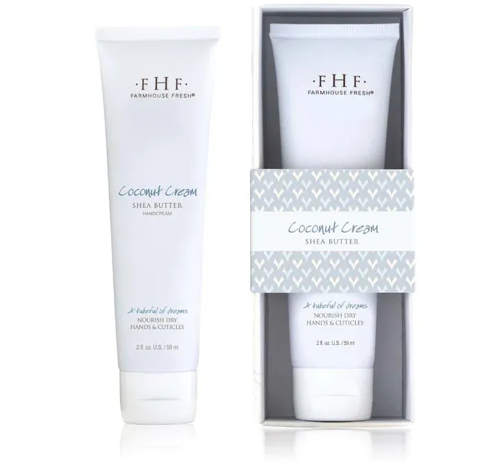 FarmHouse Fresh Coconut Cream Shea Butter Hand Cream 2oz.