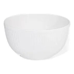 Furtino England Ultima 20cm (8") White Porcelain Bowl, Pack of 6