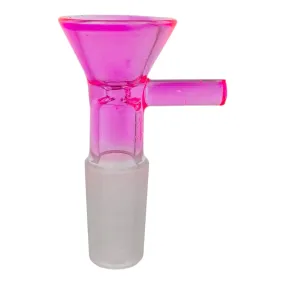 Hot Pink Martini Bong Bowl Piece Slide With Handle