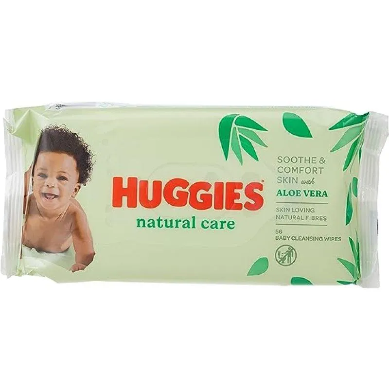Huggies Baby Wipes Natural Care - 56 Wipes