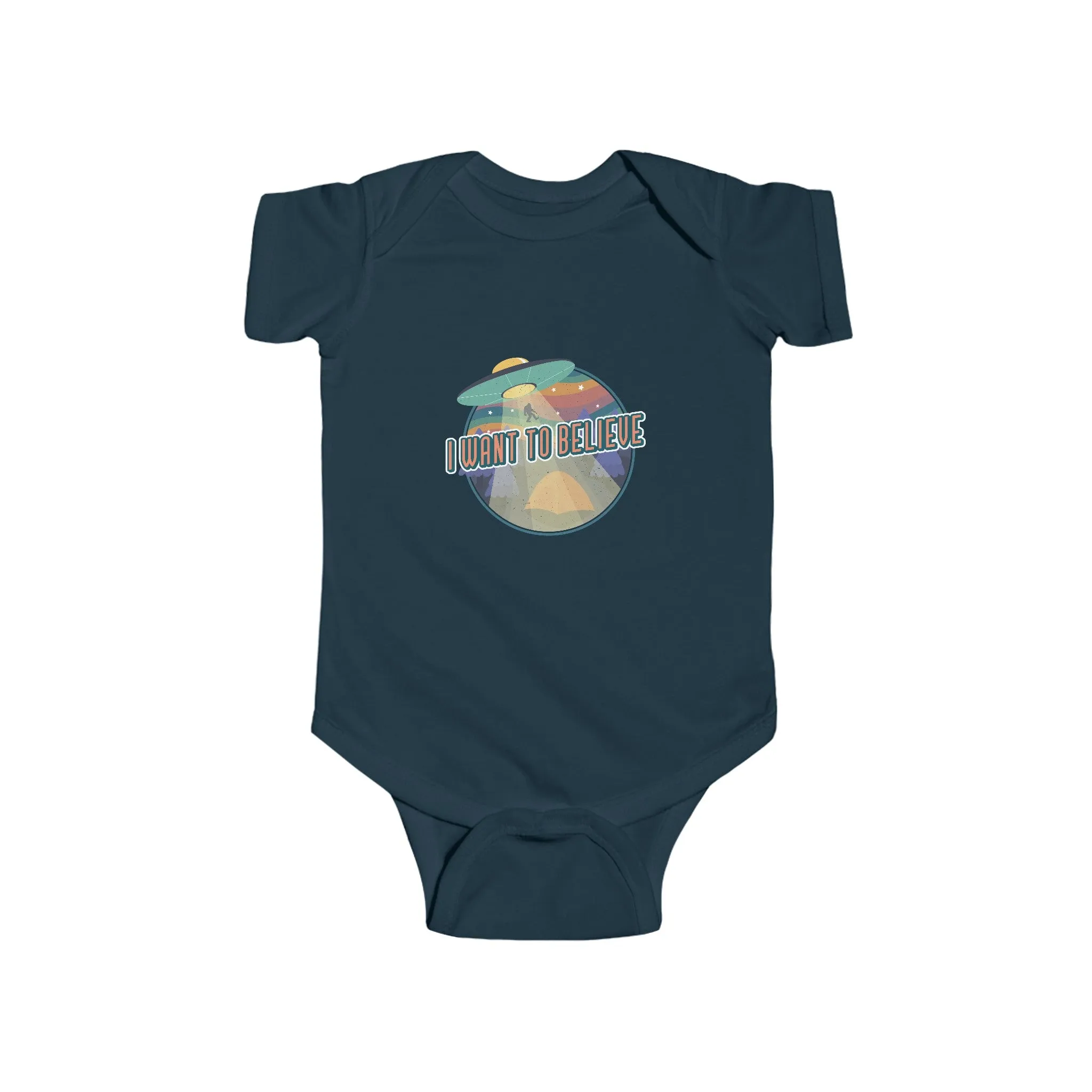 I Want To Believe Funny UFO Bodysuit