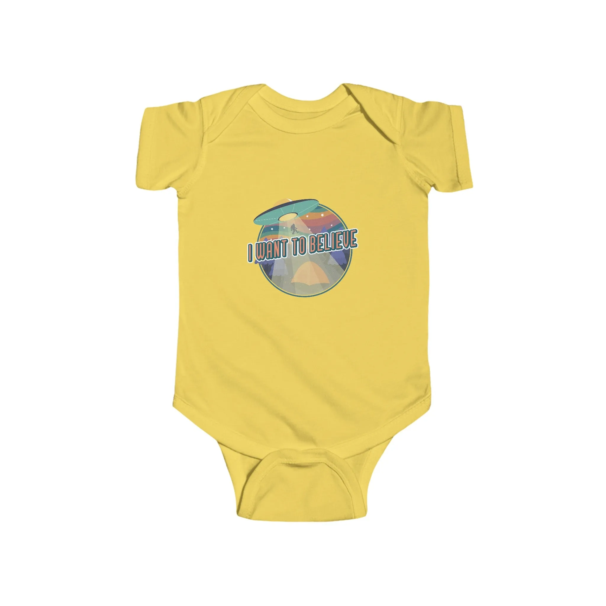 I Want To Believe Funny UFO Bodysuit
