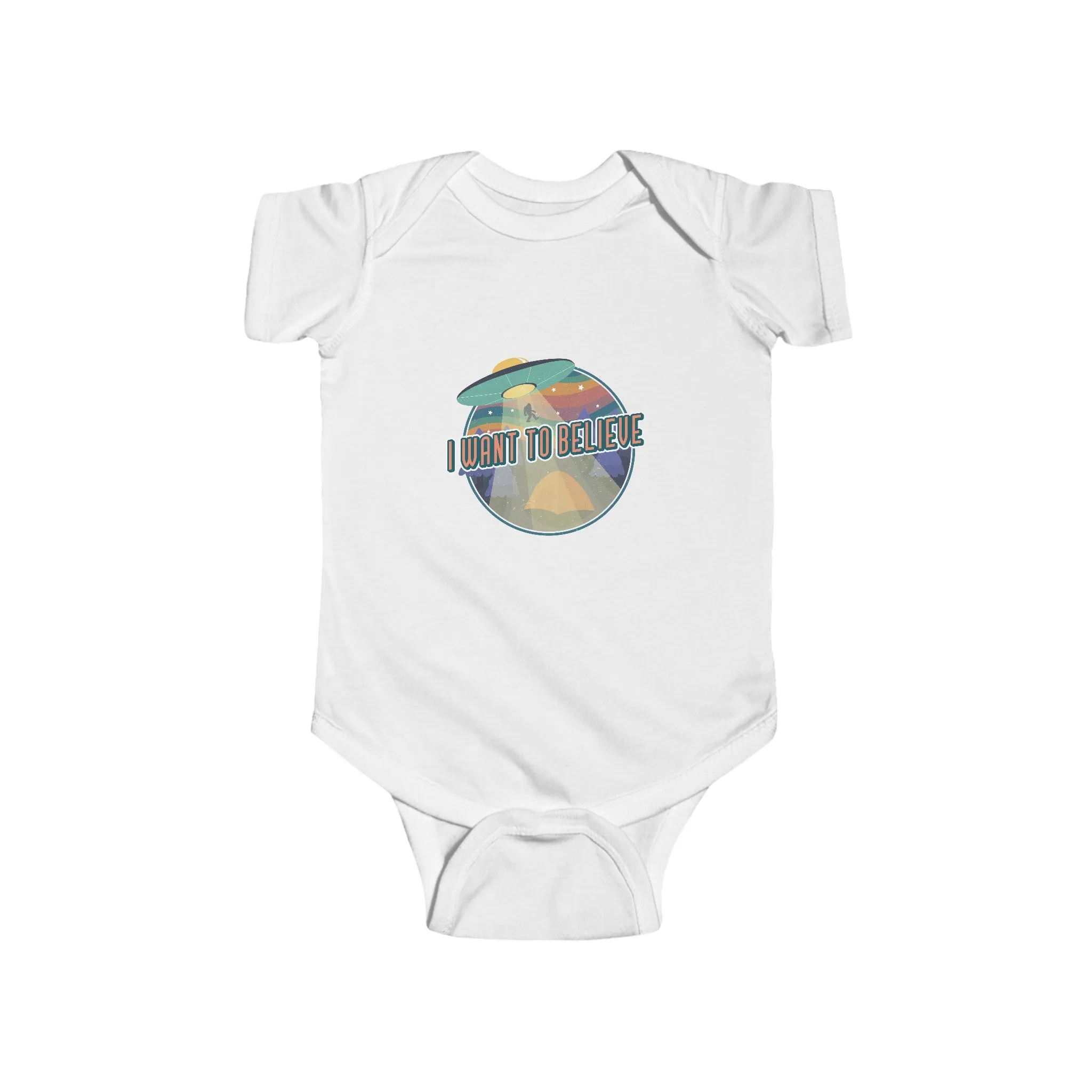 I Want To Believe Funny UFO Bodysuit