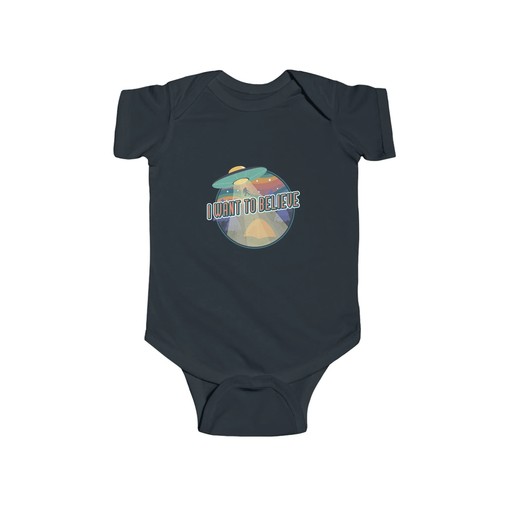I Want To Believe Funny UFO Bodysuit