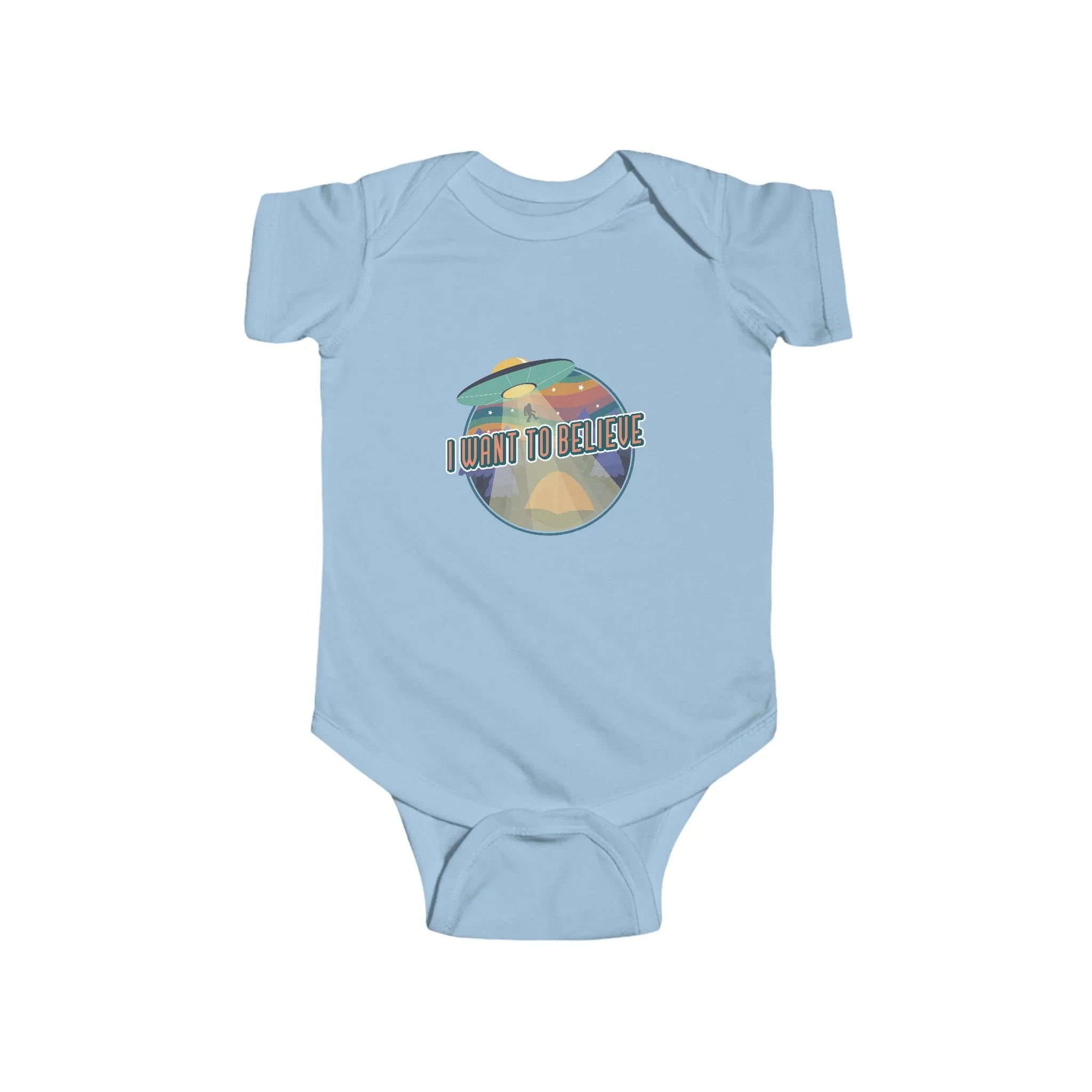 I Want To Believe Funny UFO Bodysuit