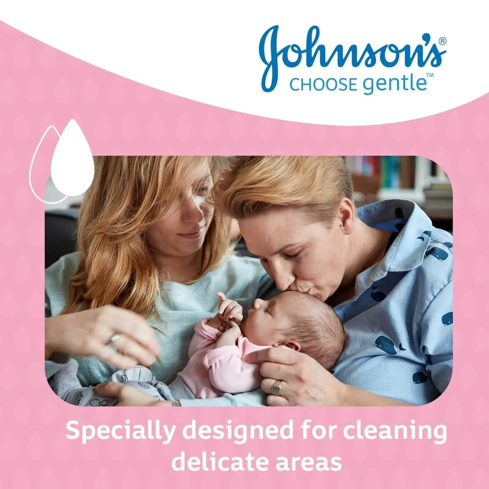 Johnson's Baby Cotton Pads 50 Pads