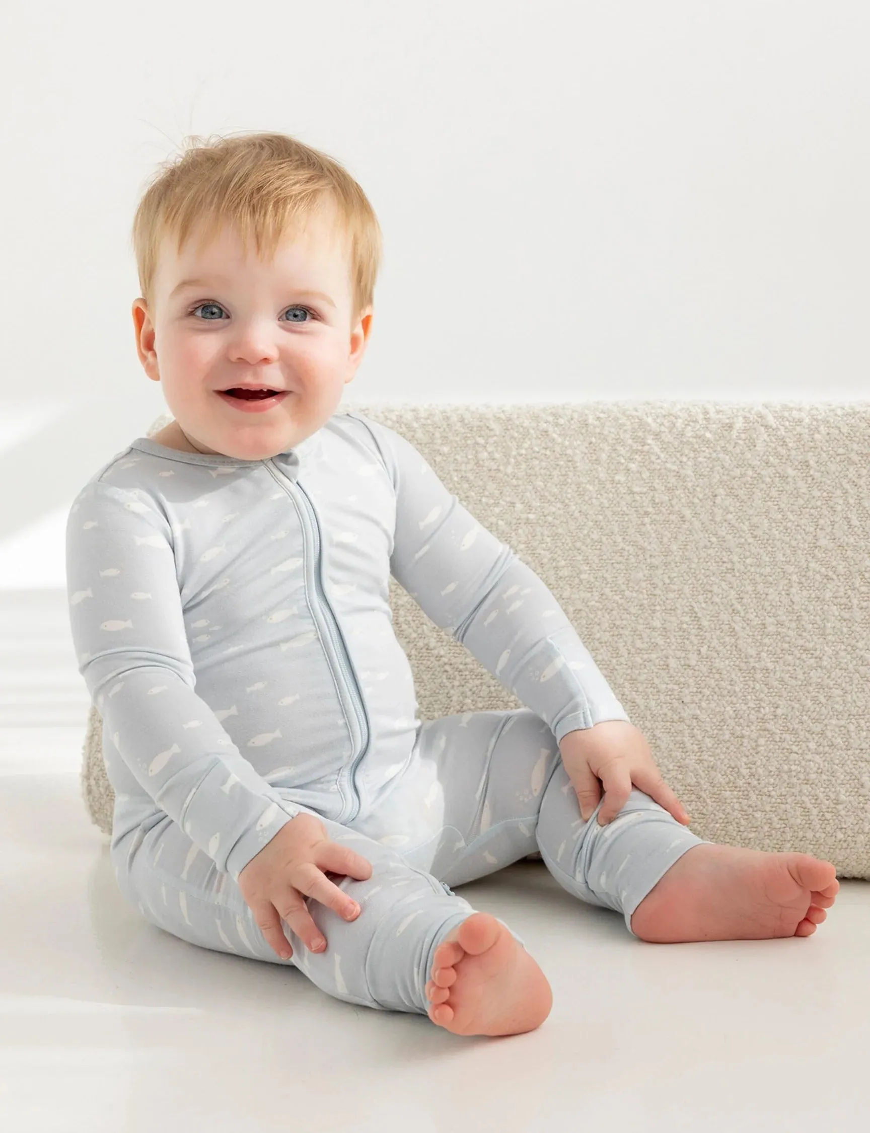 KYND Baby - Day or Night Onesies (Little Fish)