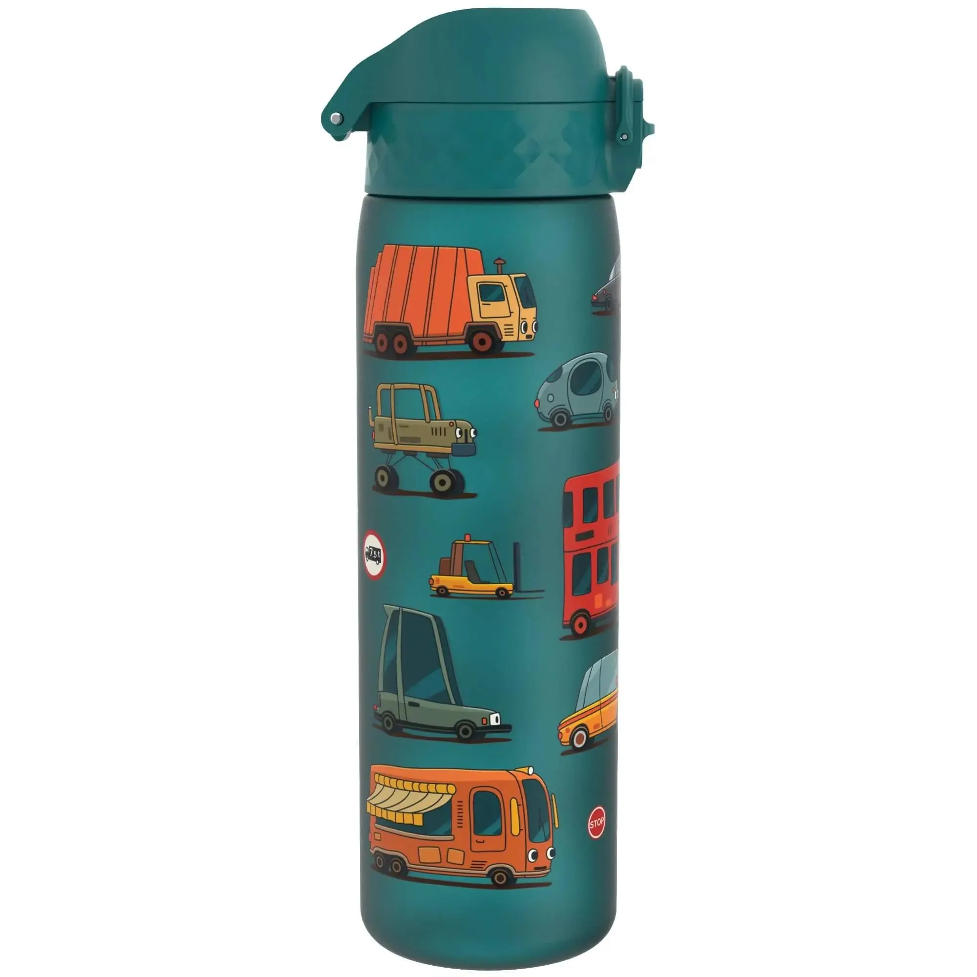 Leak Proof Slim Water Bottle, Recyclon, Automobile, 500ml (18oz)