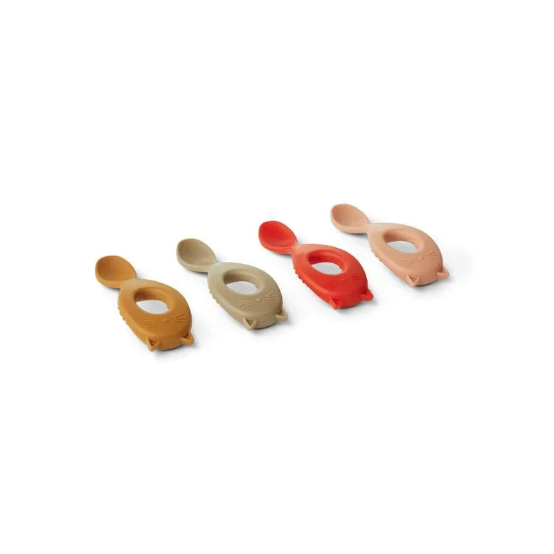 Liewood Liva Silicone Spoons 4Pack | Multi Mix