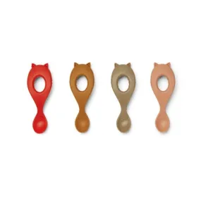 Liewood Liva Silicone Spoons 4Pack | Multi Mix