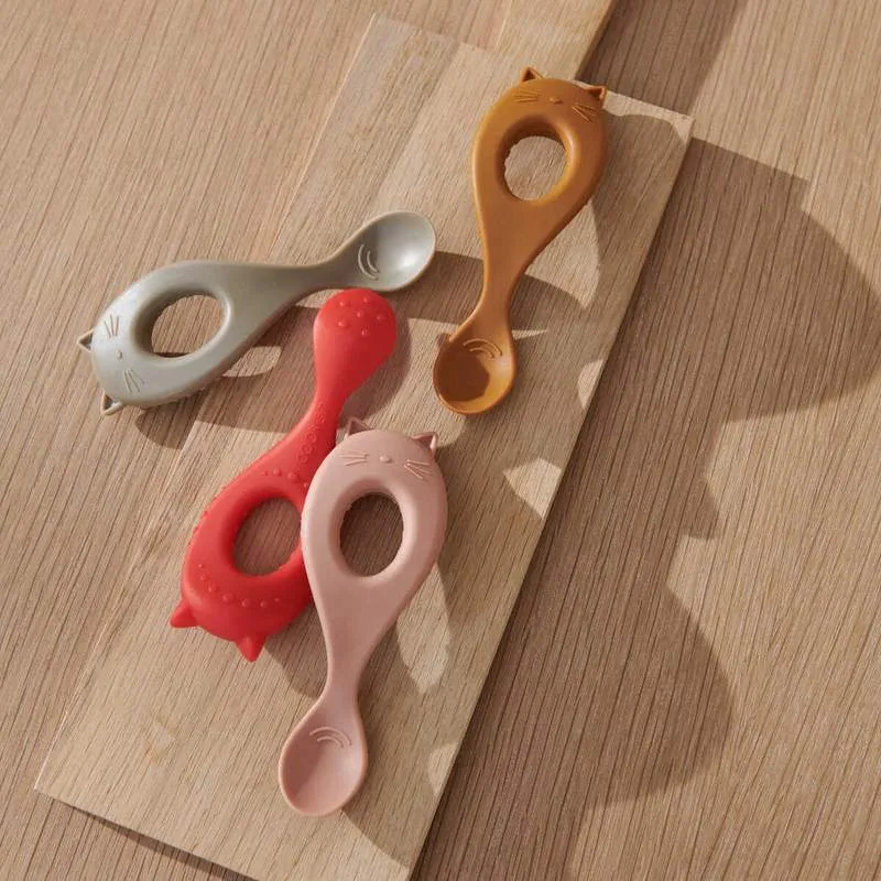 Liewood Liva Silicone Spoons 4Pack | Multi Mix