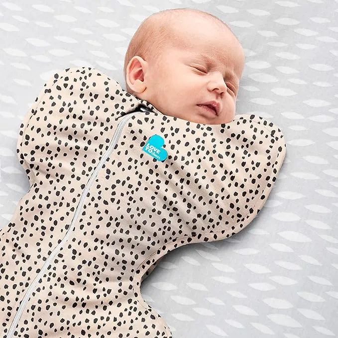 Love To Dream Swaddle Up Original, Small (3.5-6kg), Ideal Fabric for Moderate Temperatures (20-24°C), Arms Up Position, Hip-Healthy