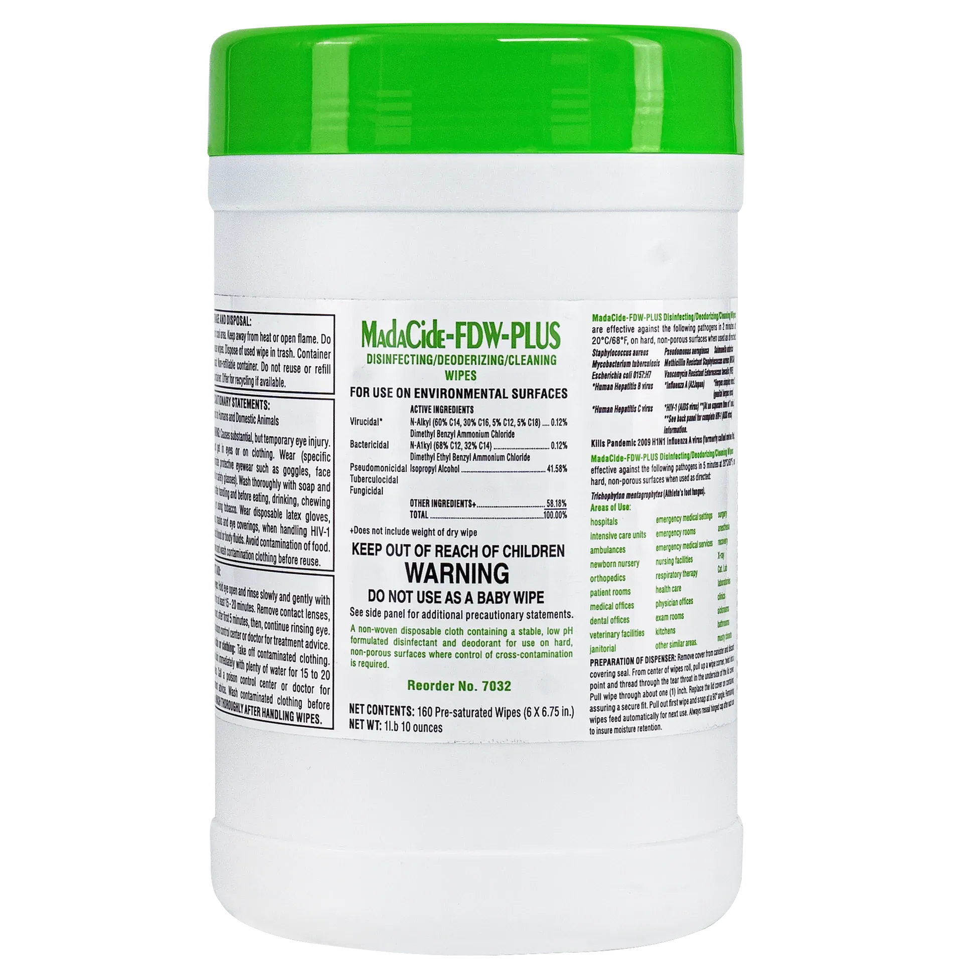 Madacide FD (Fast Dry). CHOOSE 1Gallon, 32oz Spray Bottle or WIPES ***CAN ONLY SHIP VIA UPS***