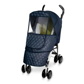 Manito Castle Alpha Quilted Stroller Weather Shield - Navy