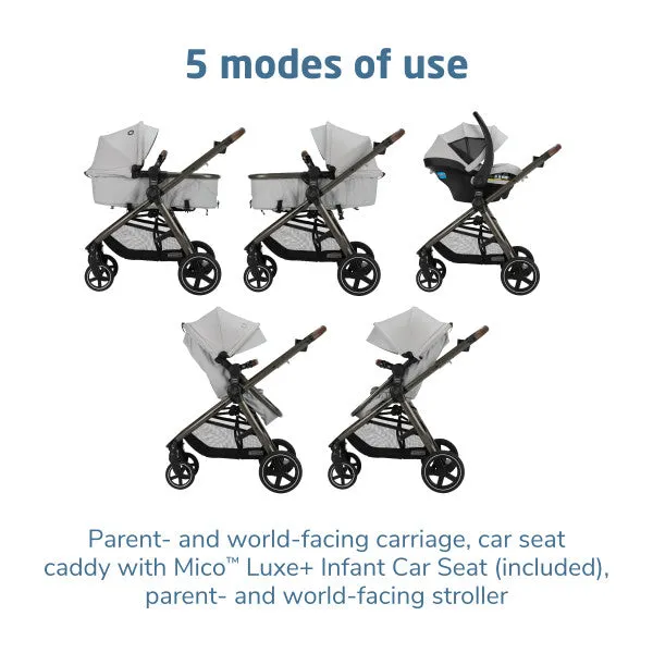 Maxi-Cosi Zelia2 Luxe  5-in-1 Travel System / Brixy Exclusive Arctic Frost