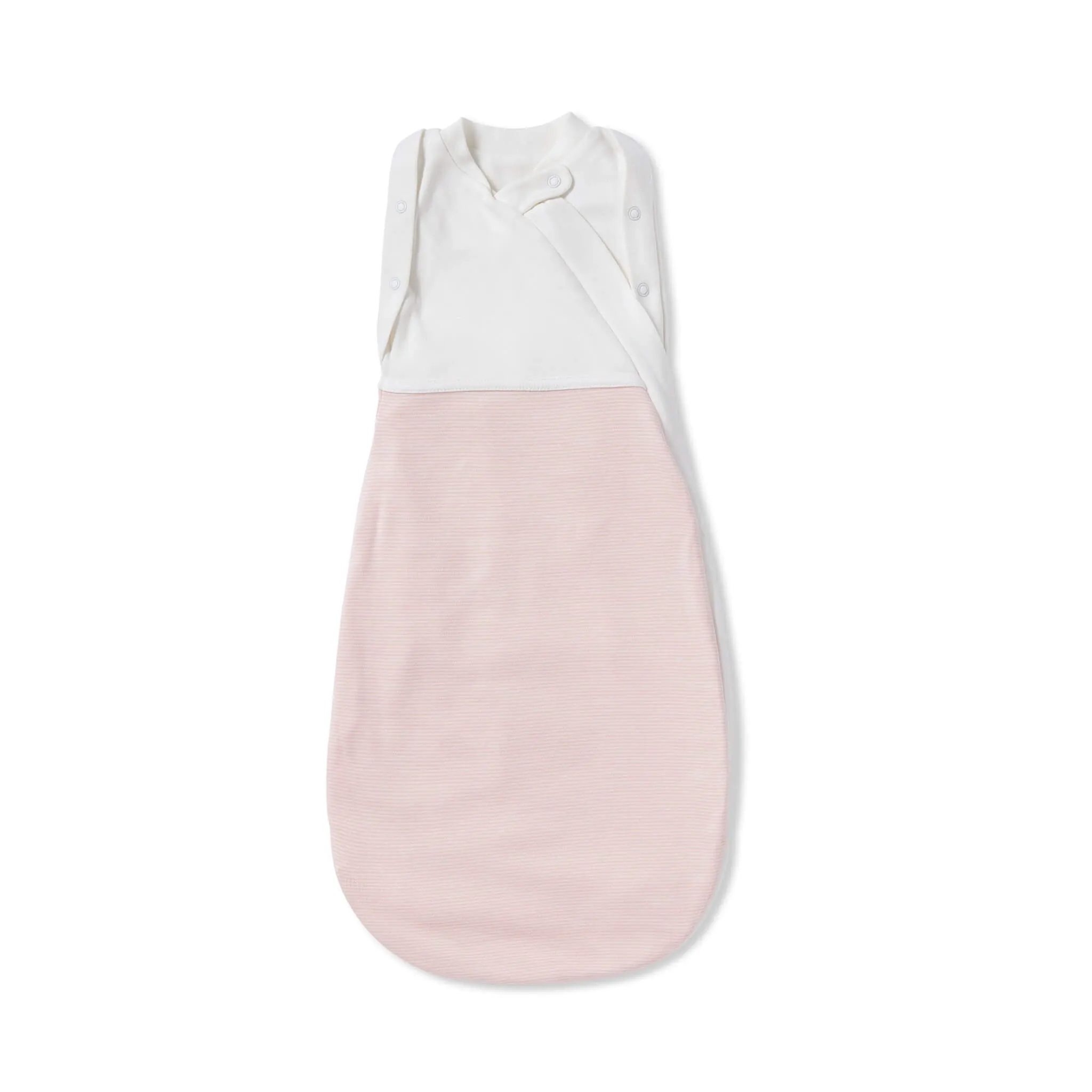 MORI Newborn Swaddle Bag (Blush Stripe)