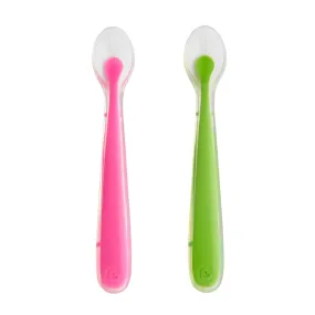 Munchkin, Silicone Spoons, 2 Pack