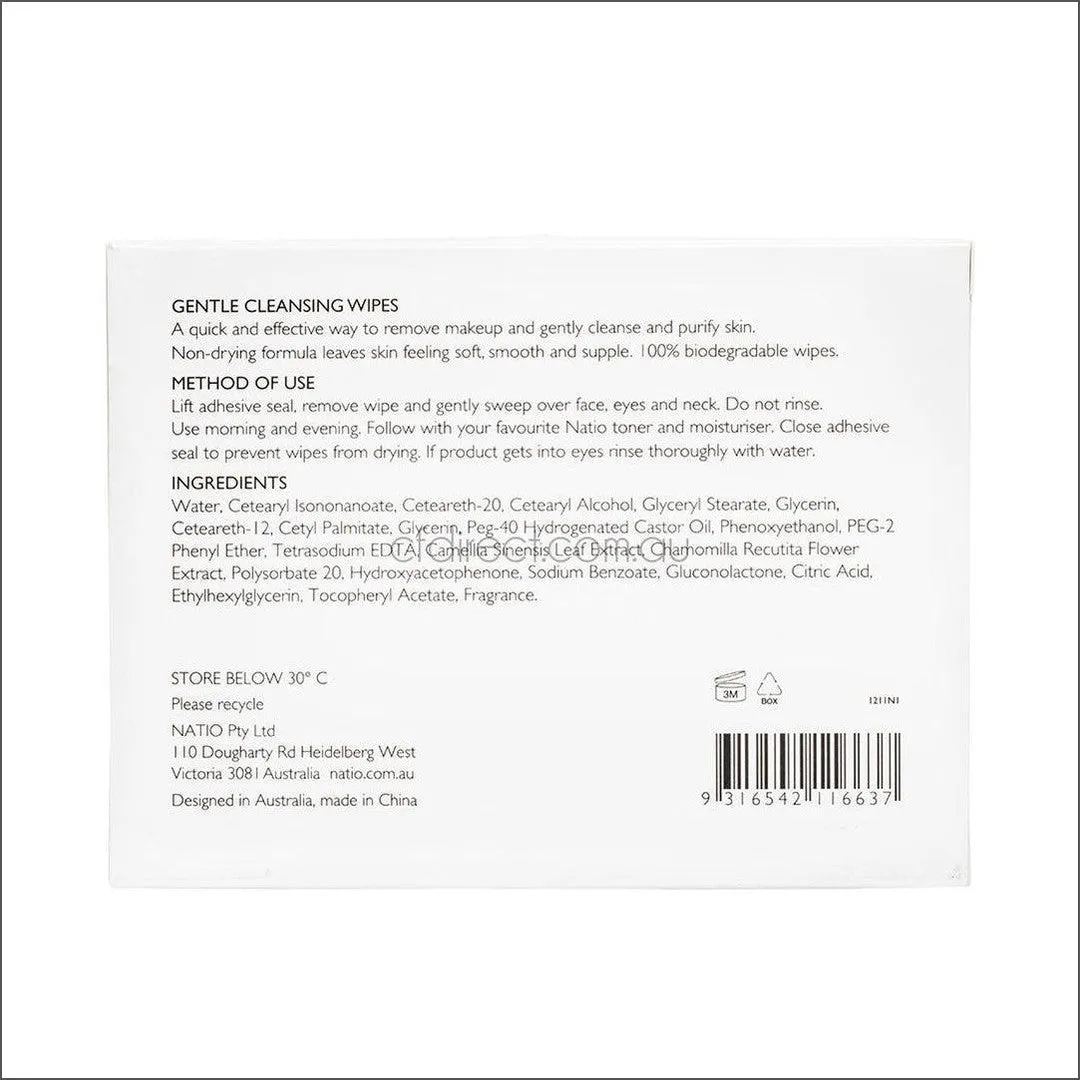 Natio Gentle Cleansing Wipes 24 Wipes