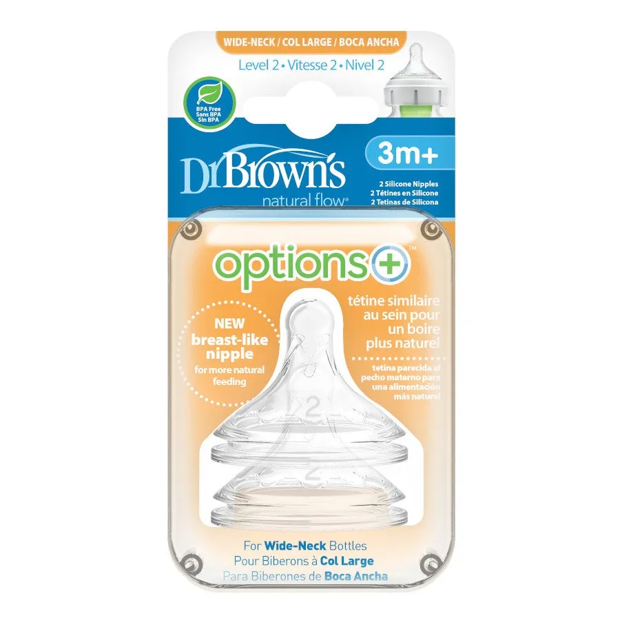 Natural Flow® Options  Wide Neck Nipples