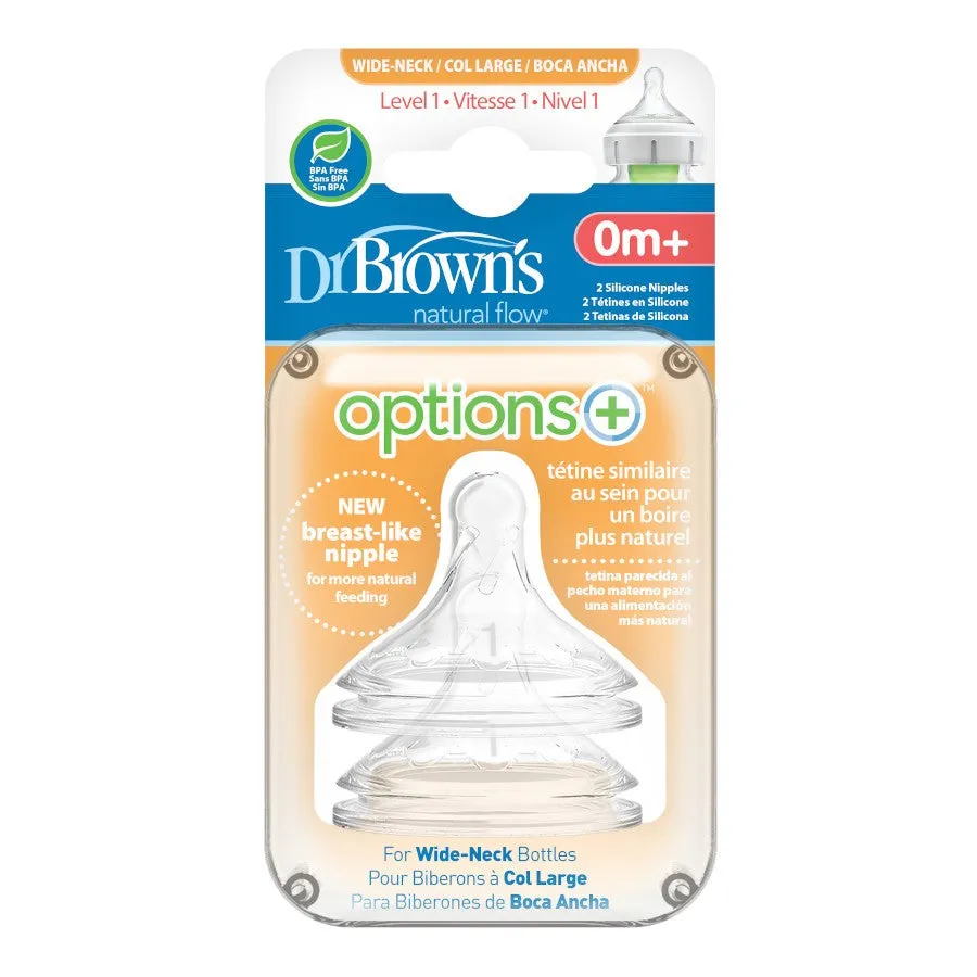 Natural Flow® Options  Wide Neck Nipples